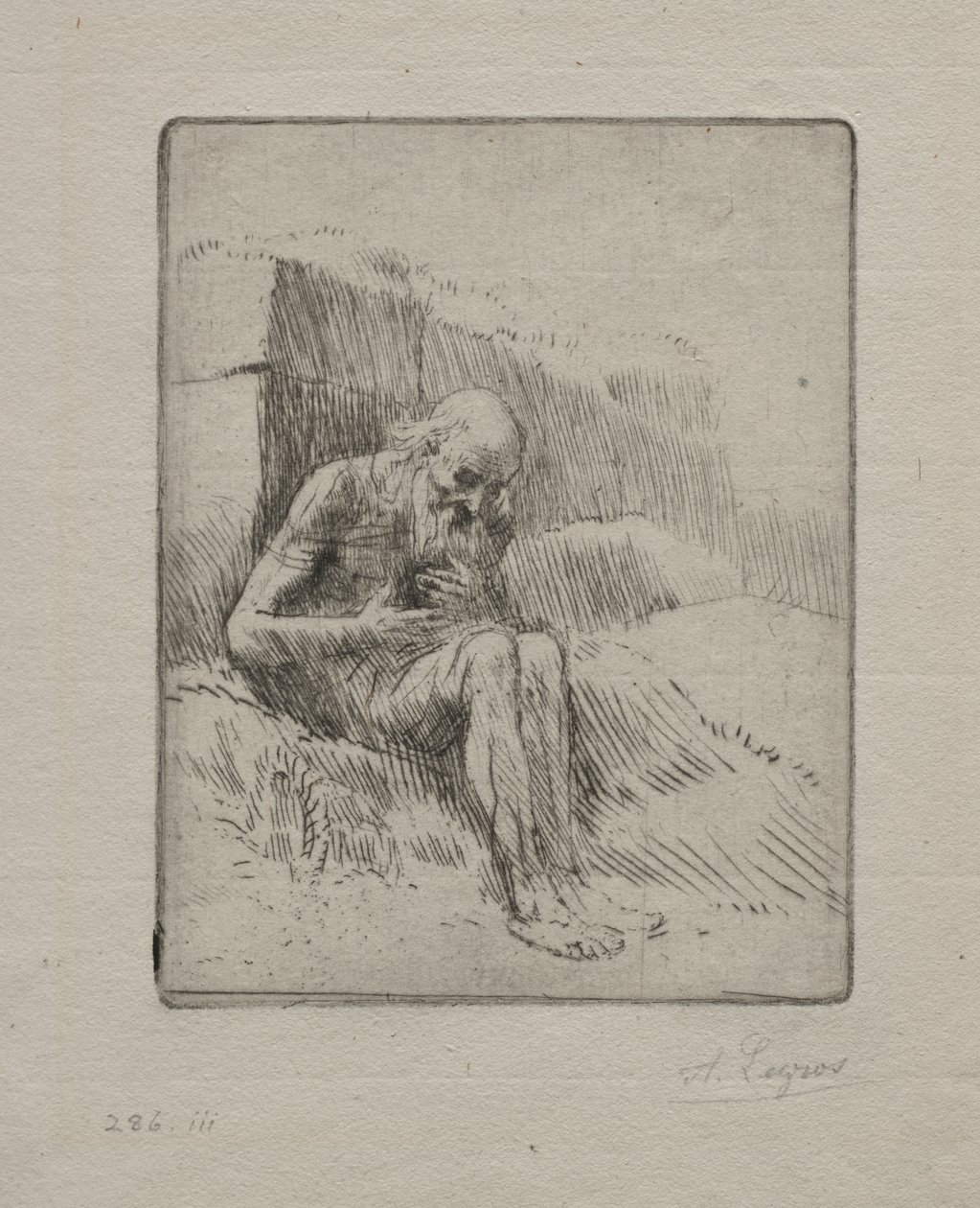 Giobbe (Seconda Tavola) da Alphonse Legros