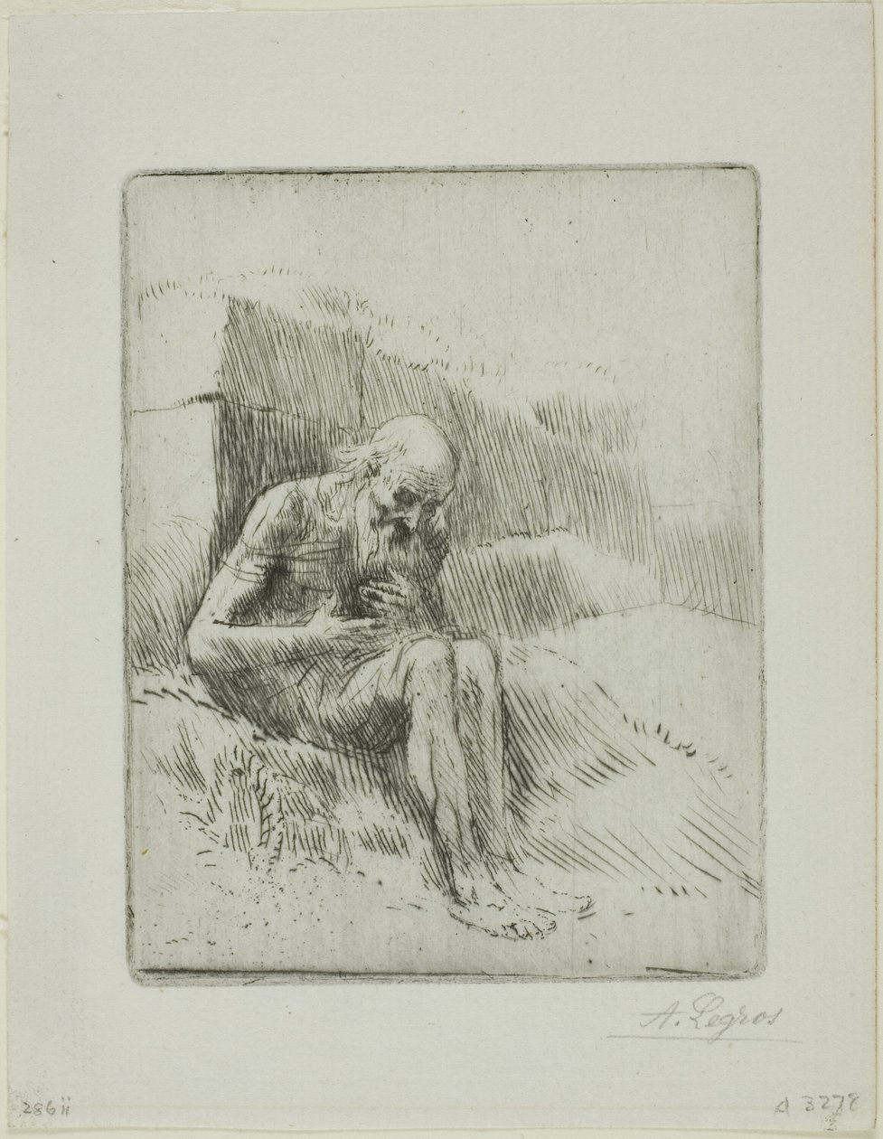 Giobbe, seconda tavola da Alphonse Legros