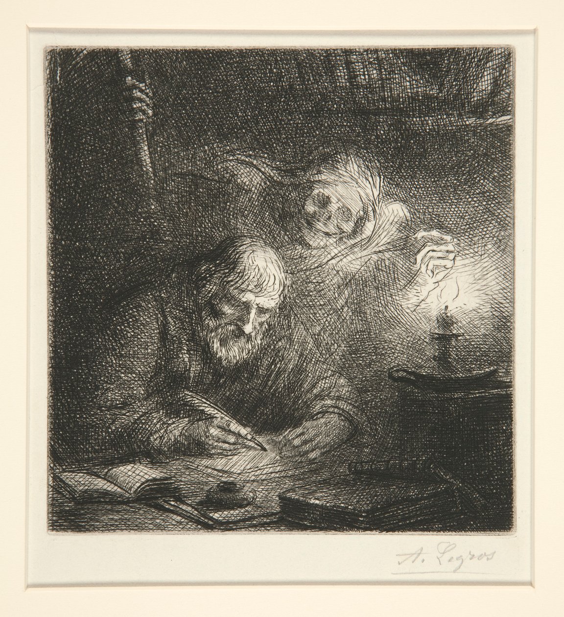 La Morte e il Filosofo da Alphonse Legros