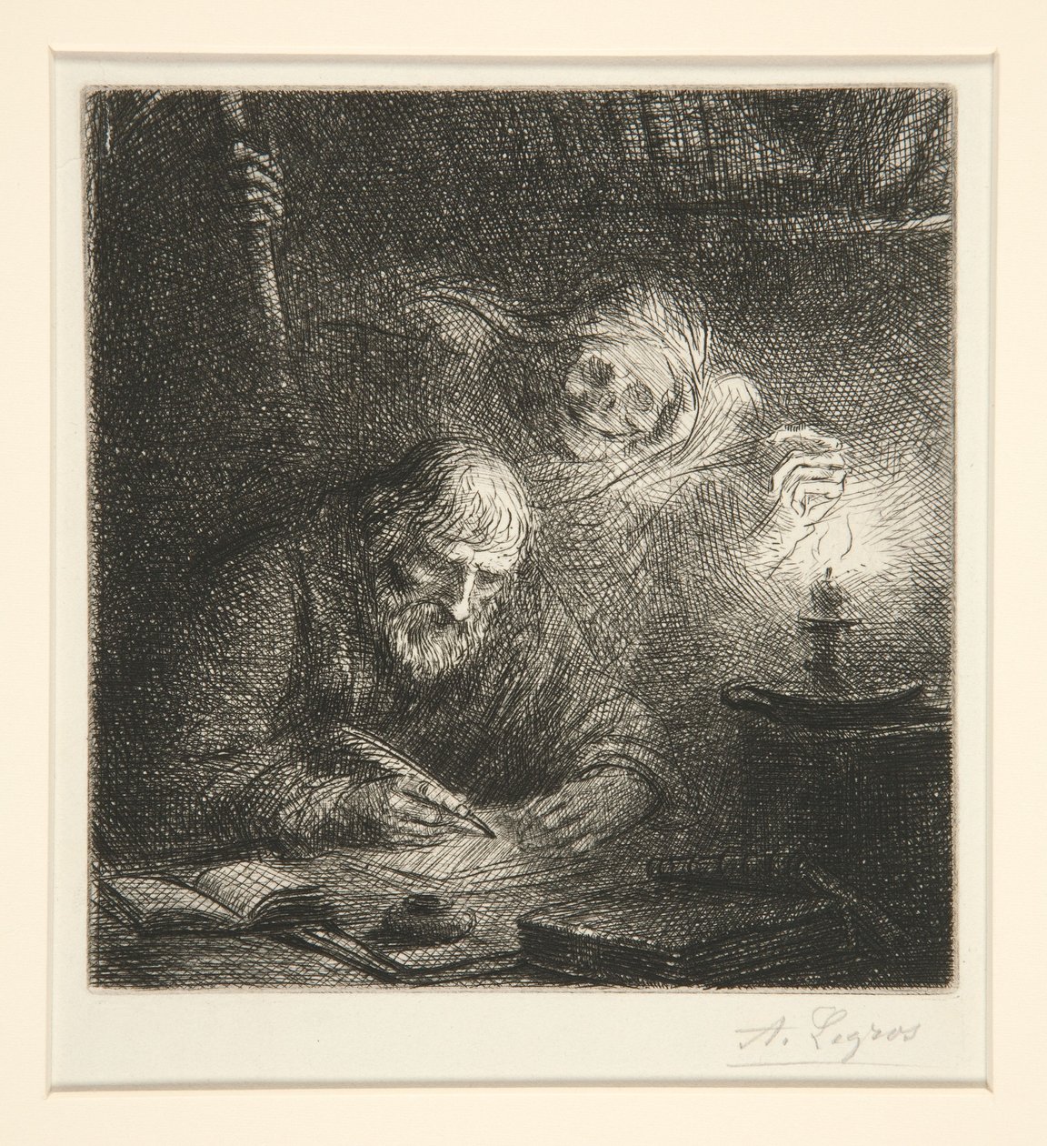 La morte e il filosofo (Death and the Philosopher) da Alphonse Legros