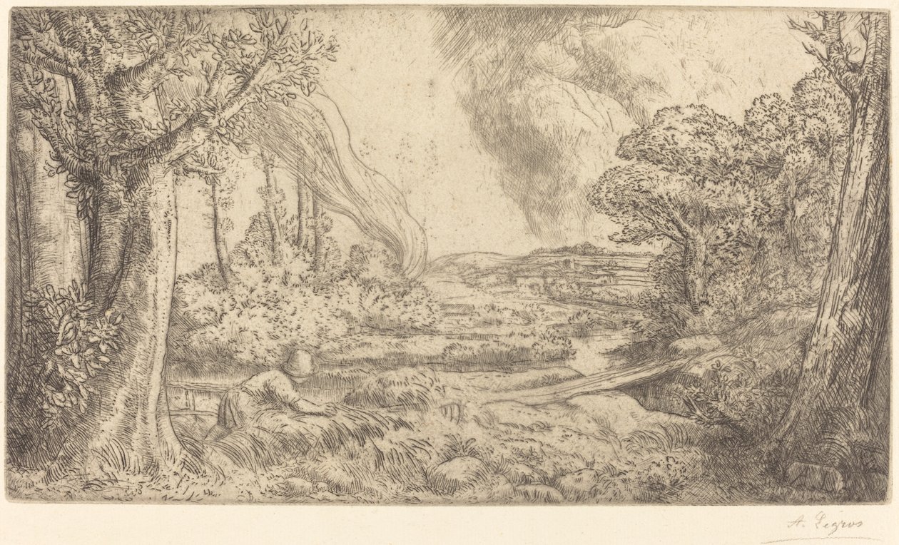 Paesaggio da Alphonse Legros