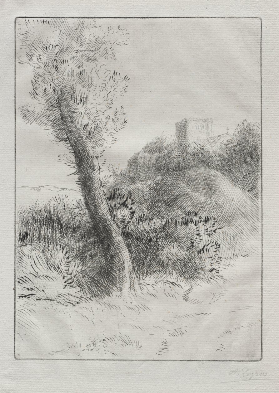 Paesaggio da Alphonse Legros