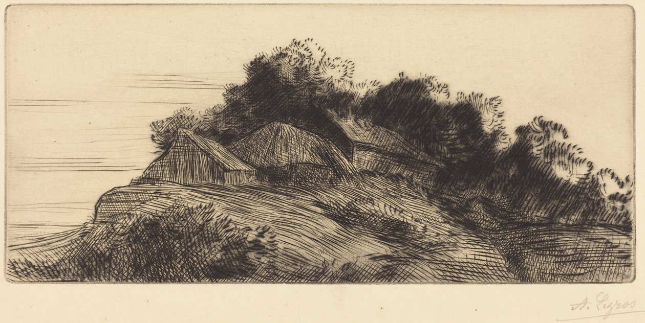 Paesaggio da Alphonse Legros