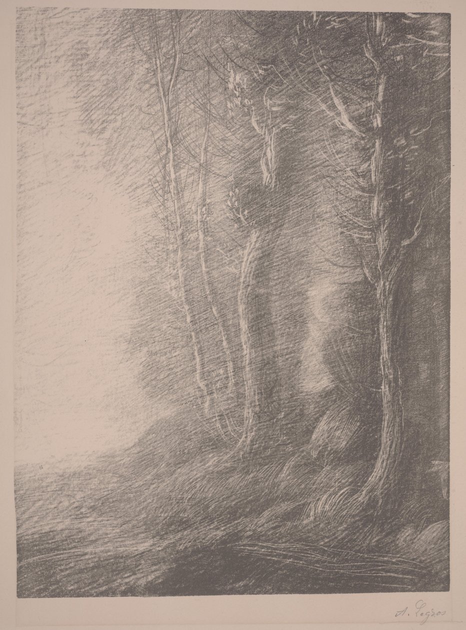 Paesaggio da Alphonse Legros