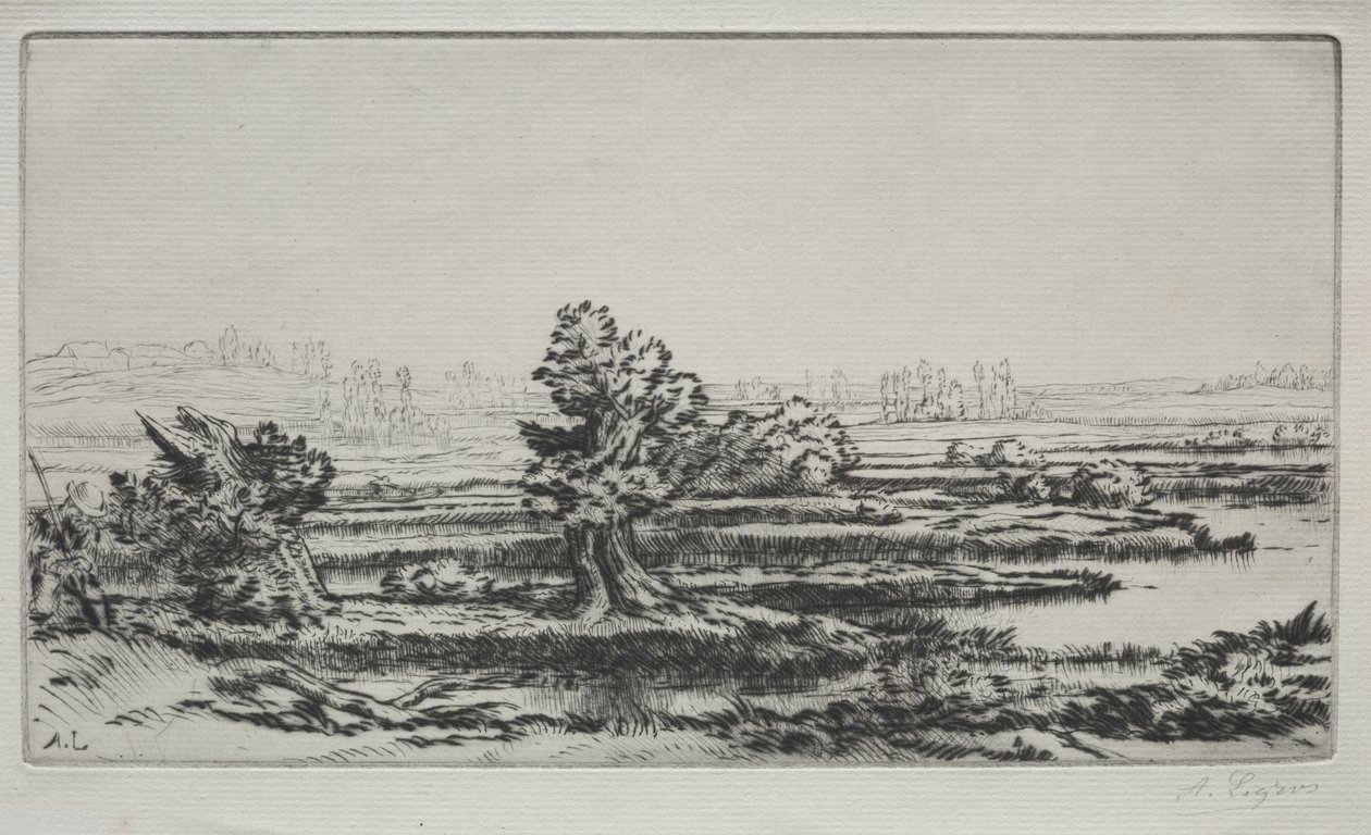 Paesaggio da Alphonse Legros