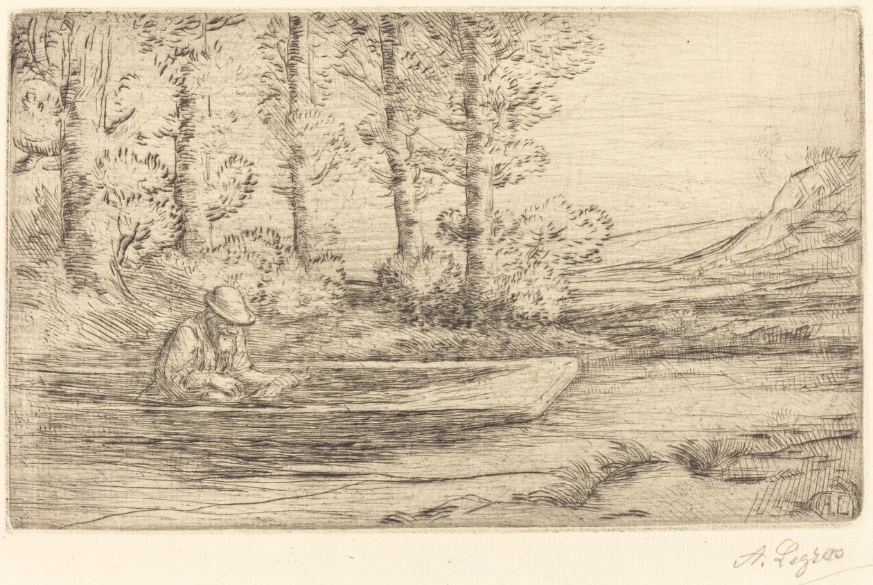 Paesaggio da Alphonse Legros