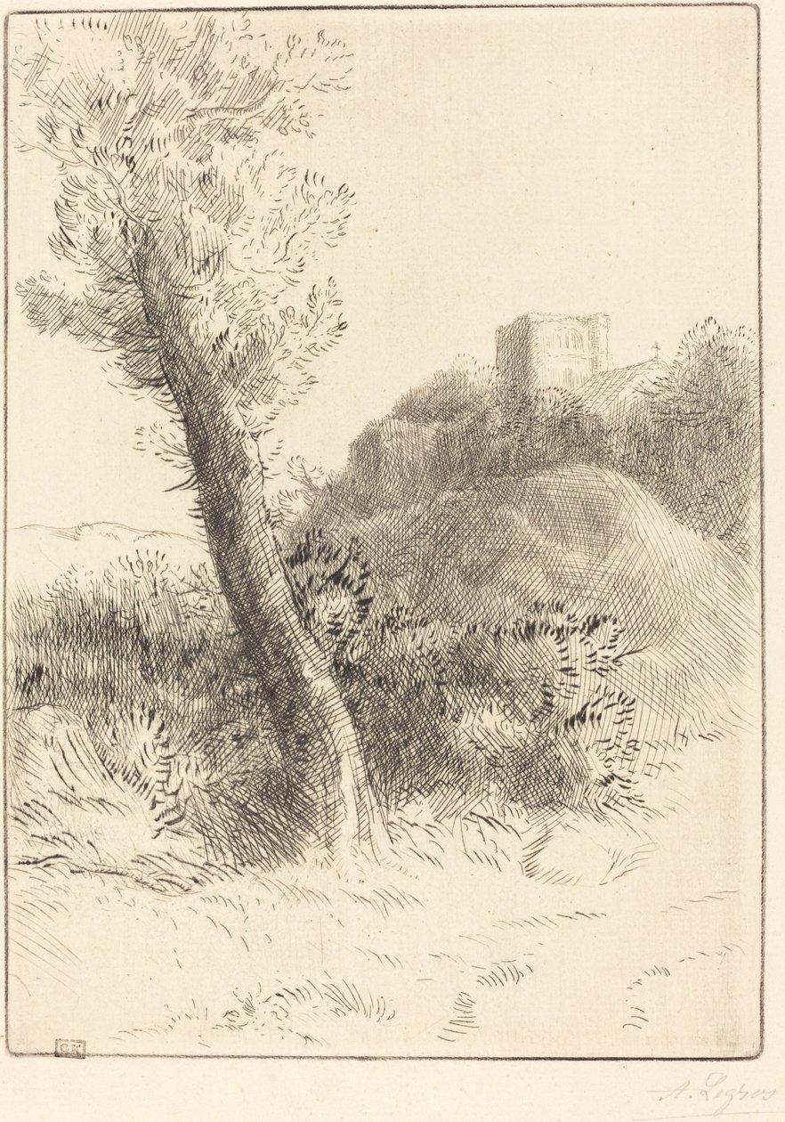 Paesaggio da Alphonse Legros