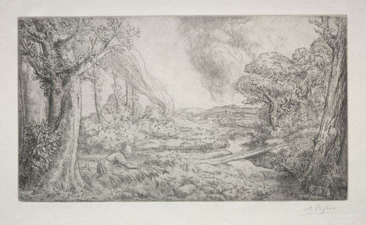 Paesaggio da Alphonse Legros