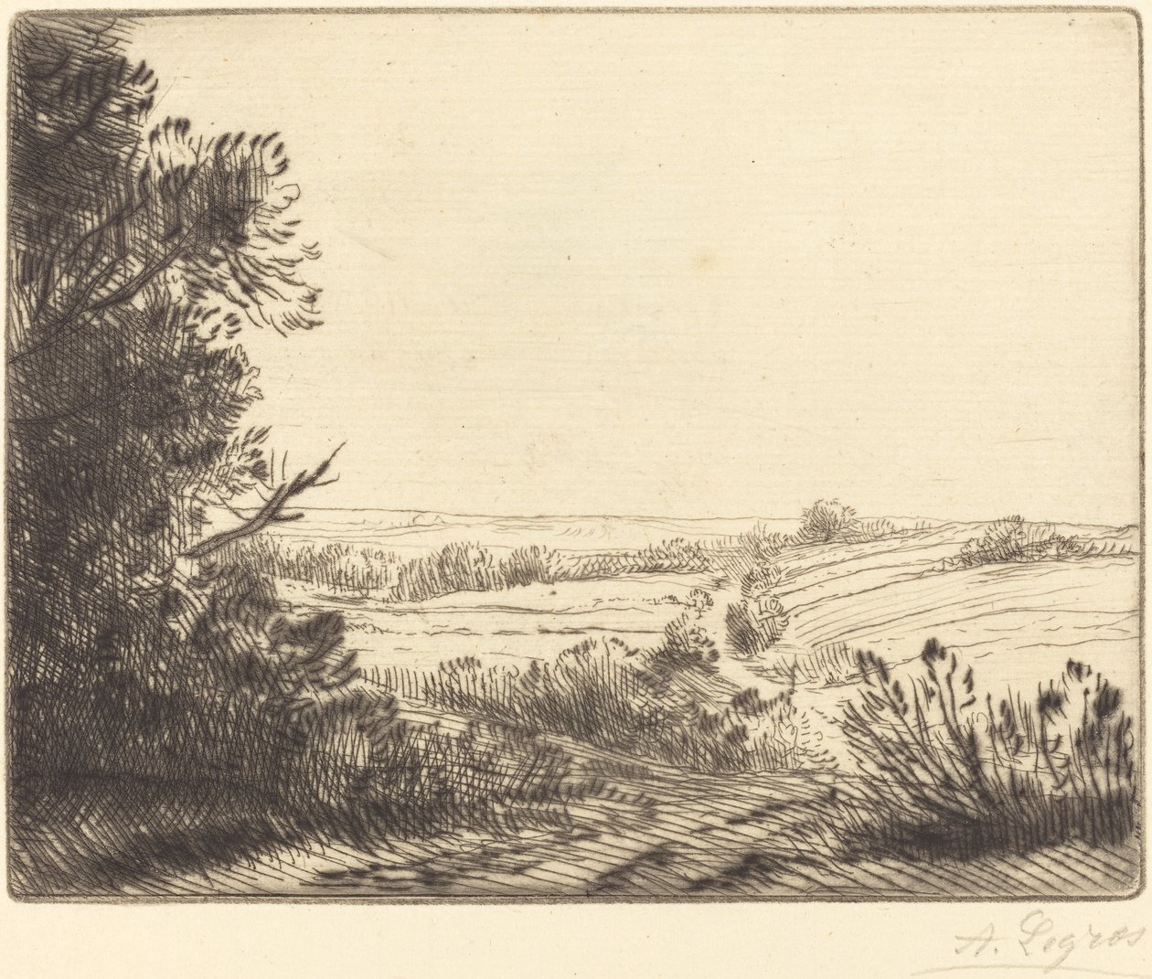 Paesaggio: strada per Horville (Paysage: Chemin d