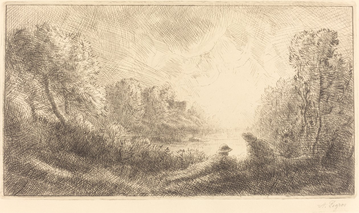 Paesaggio: Alba da Alphonse Legros