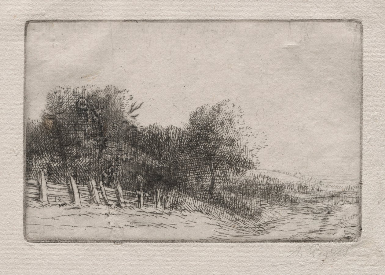 Paesaggio da Alphonse Legros