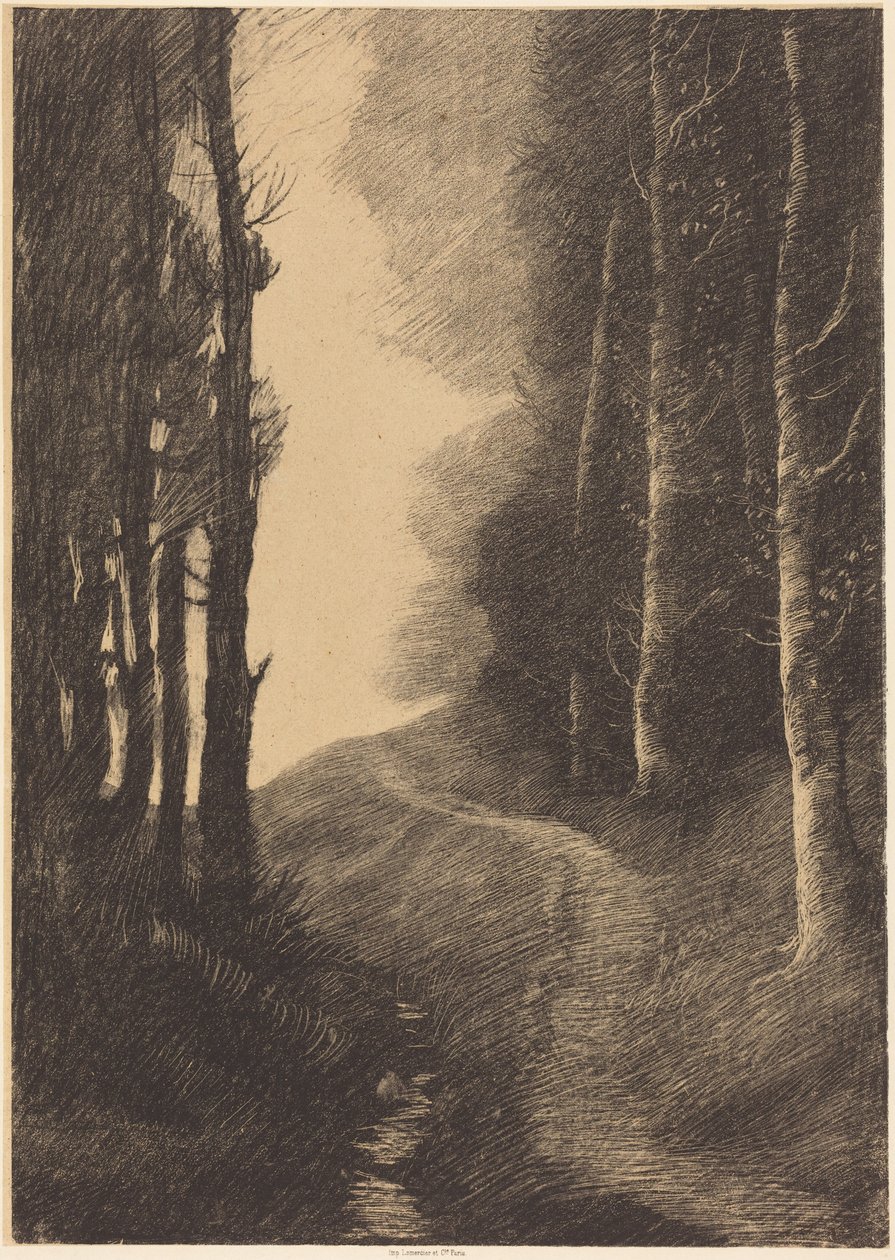 Paesaggio con betulle da Alphonse Legros