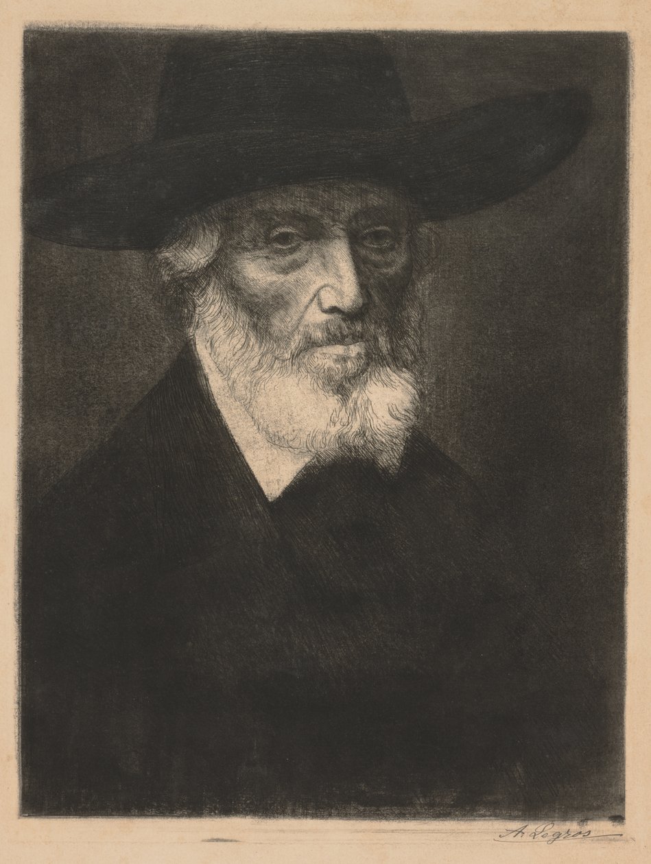 Grande ritratto di Thomas Carlyle da Alphonse Legros