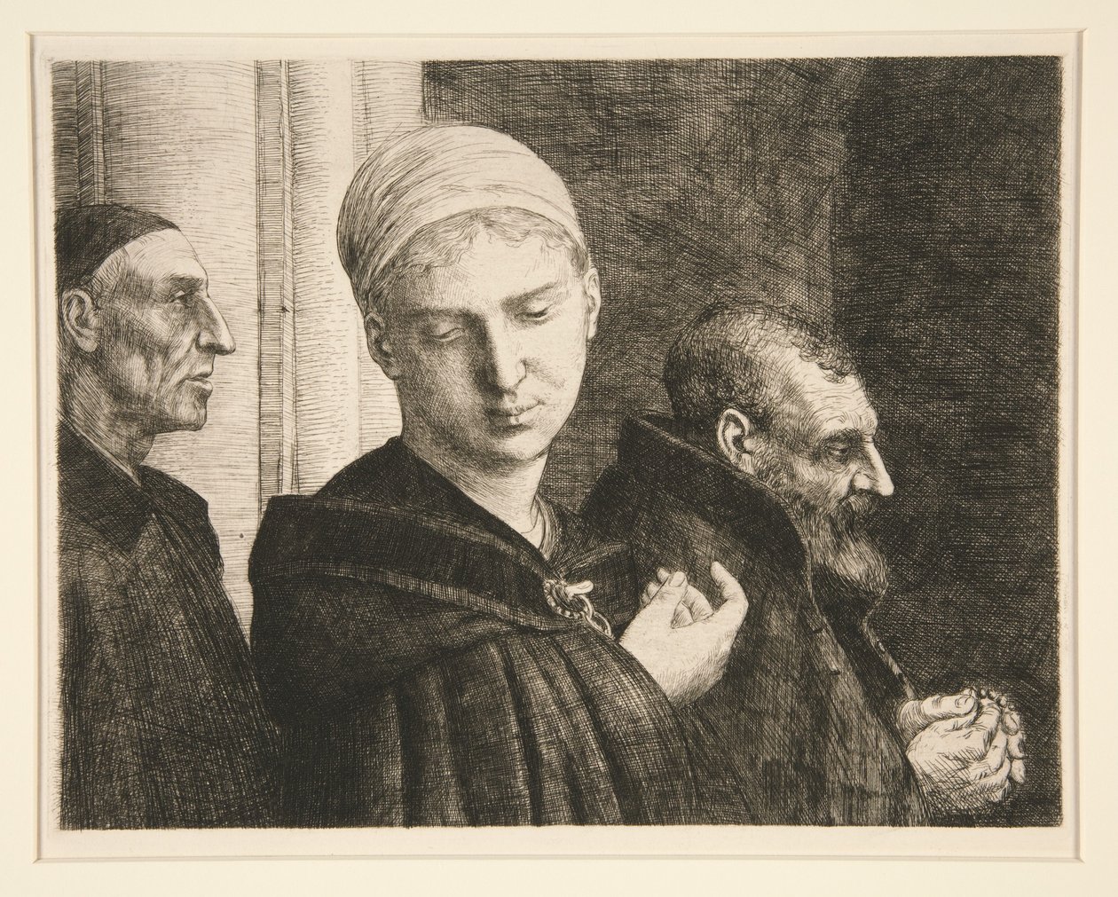 Le Bapteme (Il battesimo) da Alphonse Legros