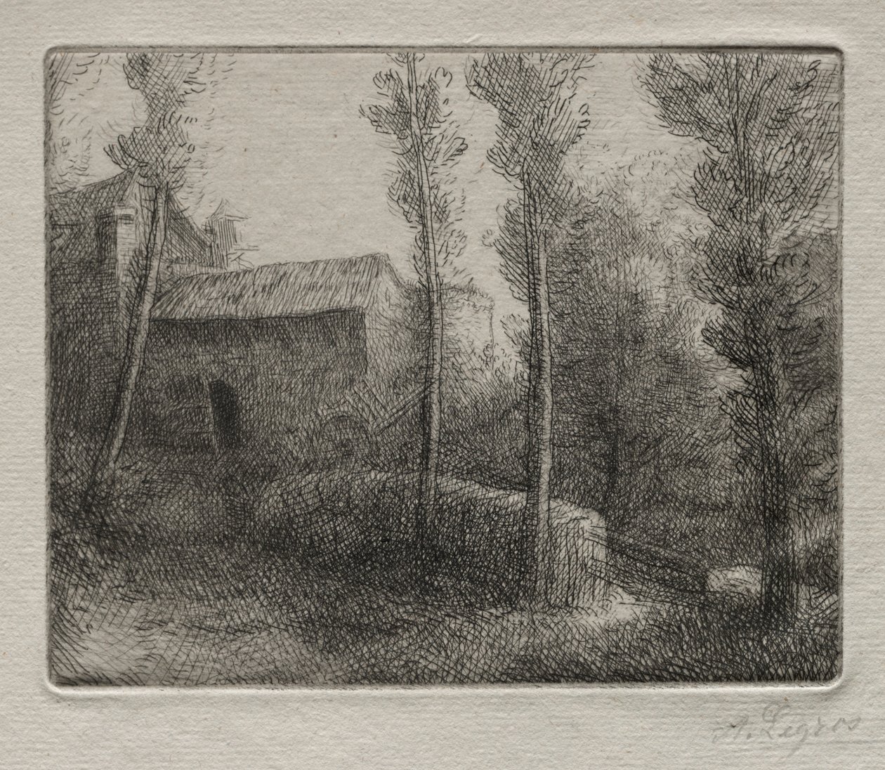 Le Pont du Moulin da Alphonse Legros