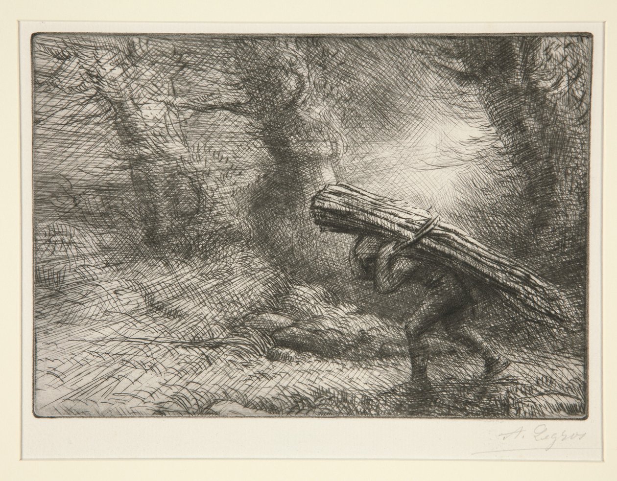 Il ritorno alla capanna da Alphonse Legros