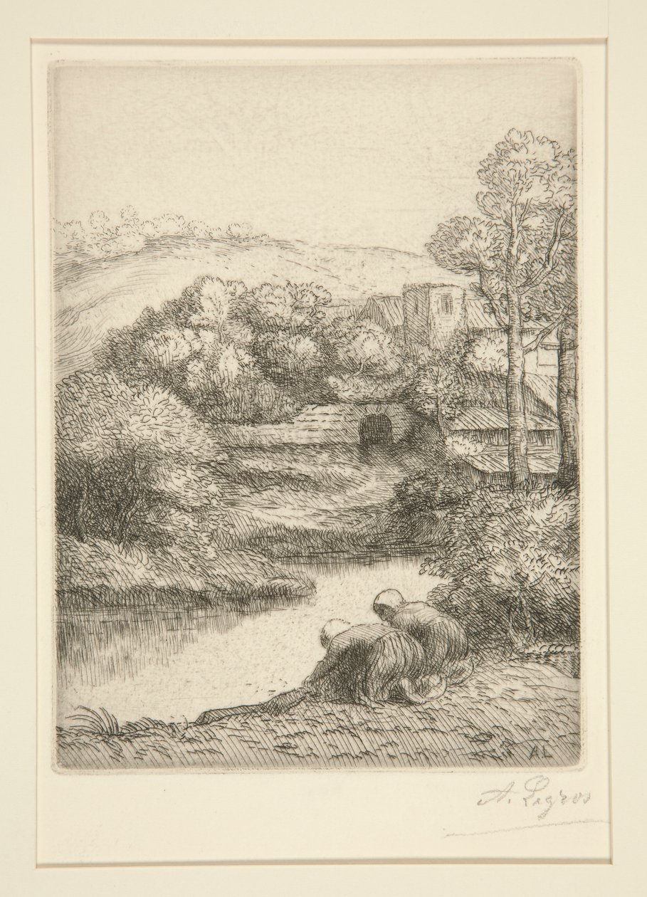 Il lavatoio, o Le lavandaie da Alphonse Legros