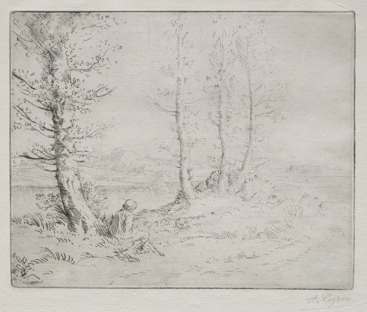Lungo la riva da Alphonse Legros