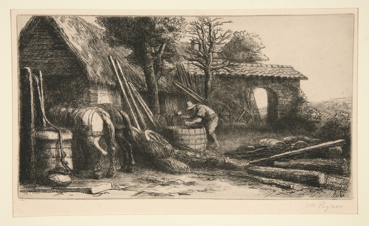 Il bottaio (The Cooper) da Alphonse Legros