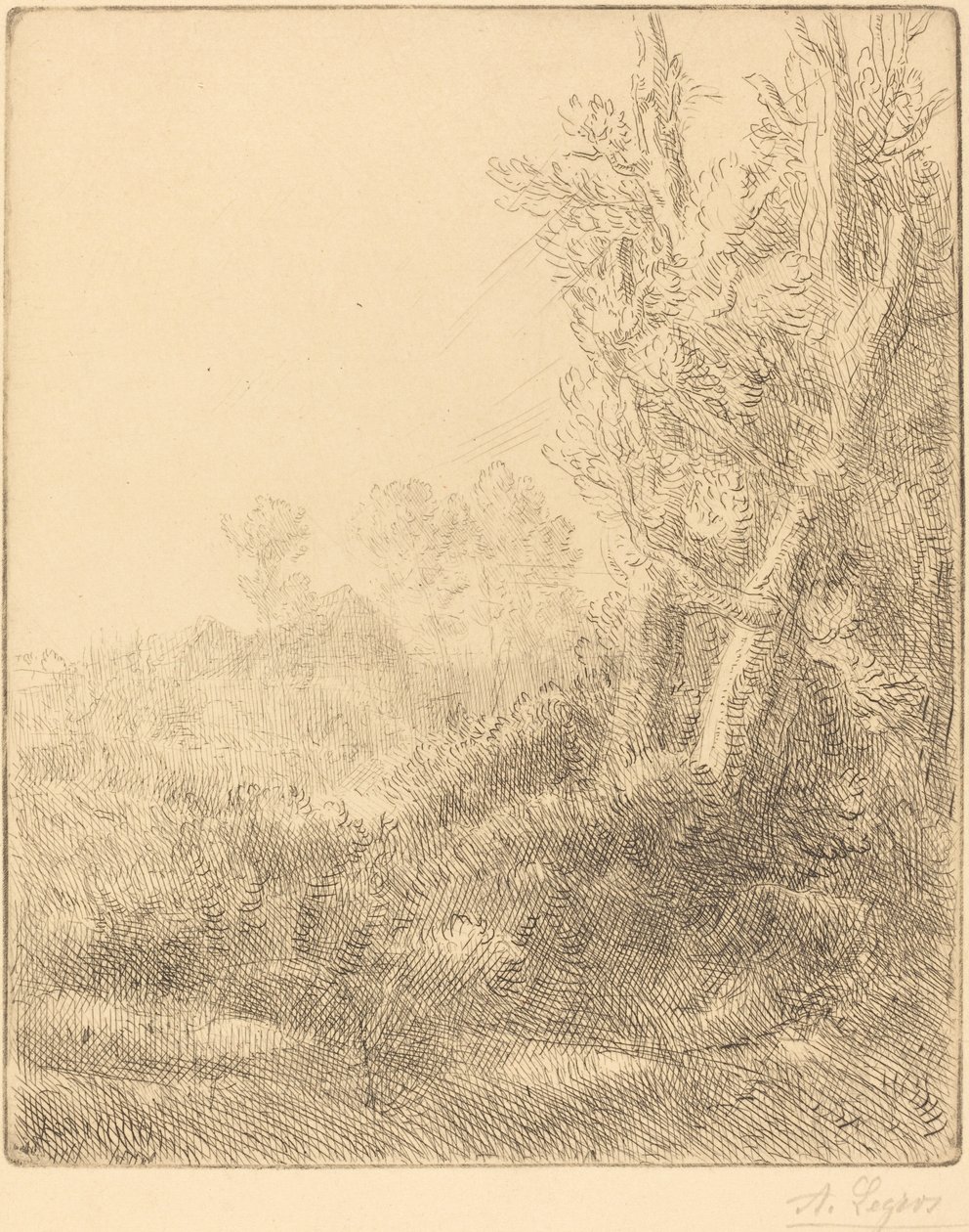Vecchio villaggio da Alphonse Legros