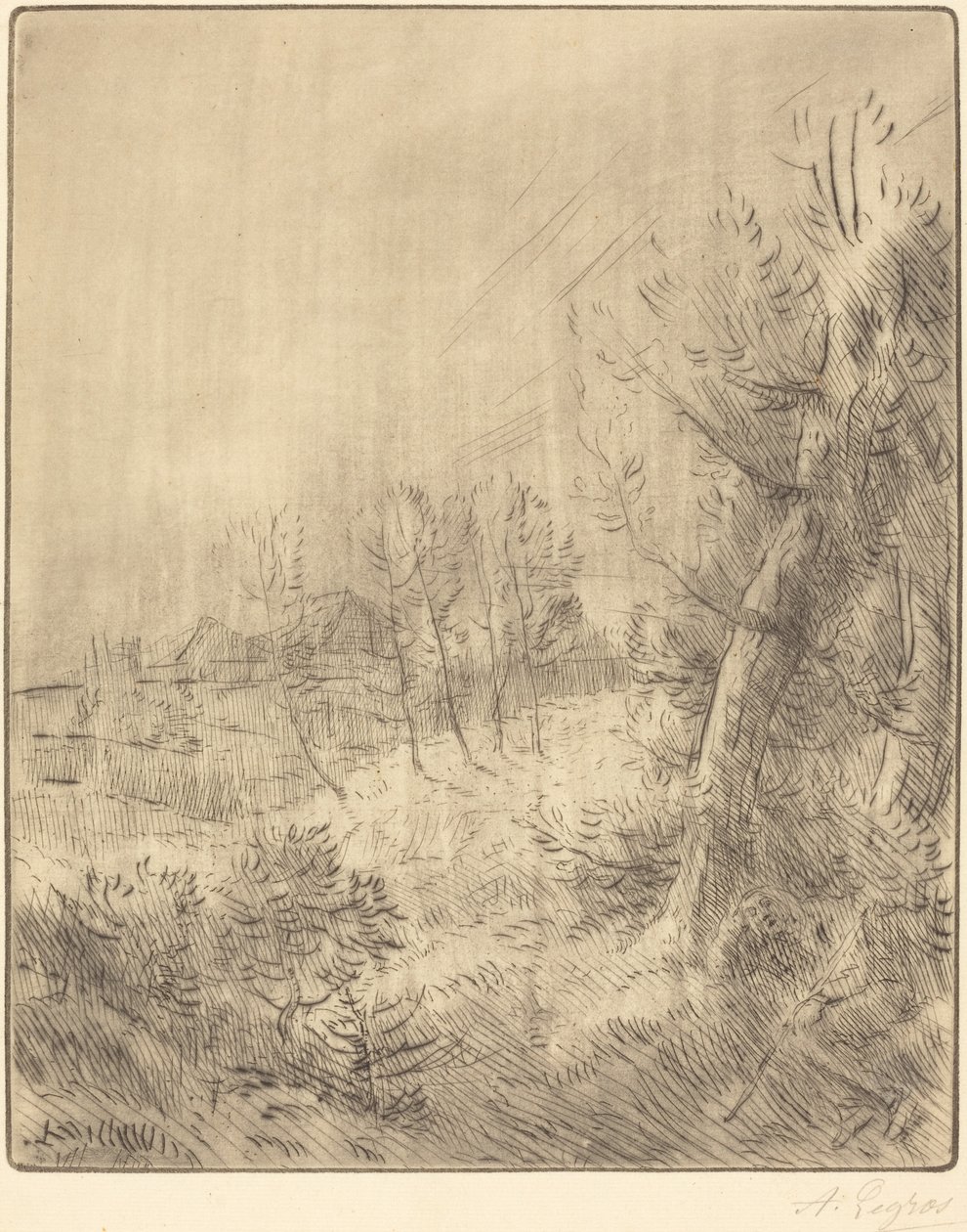 Vecchio villaggio da Alphonse Legros