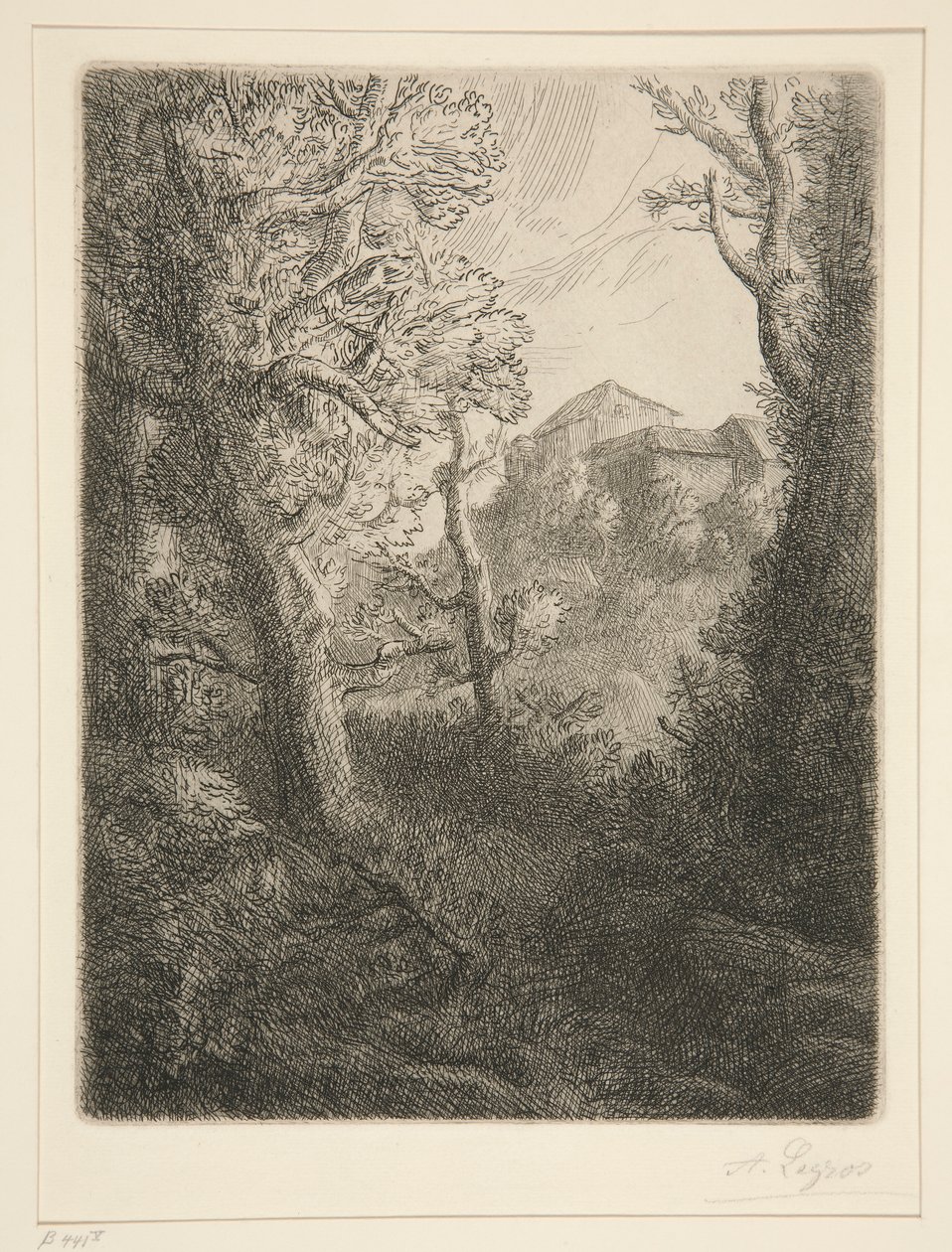 Paesaggio da Alphonse Legros