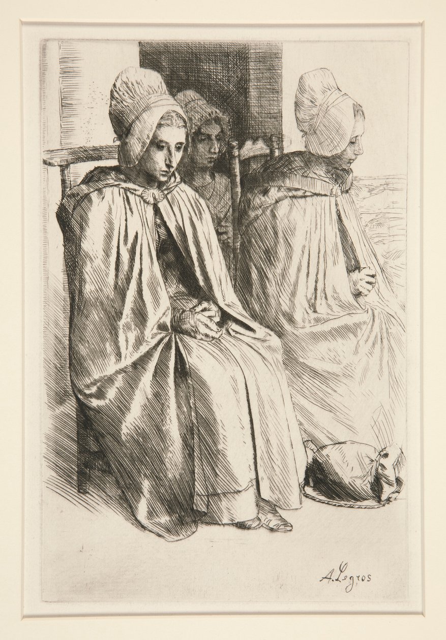 Contadine nei dintorni di Boulogne da Alphonse Legros