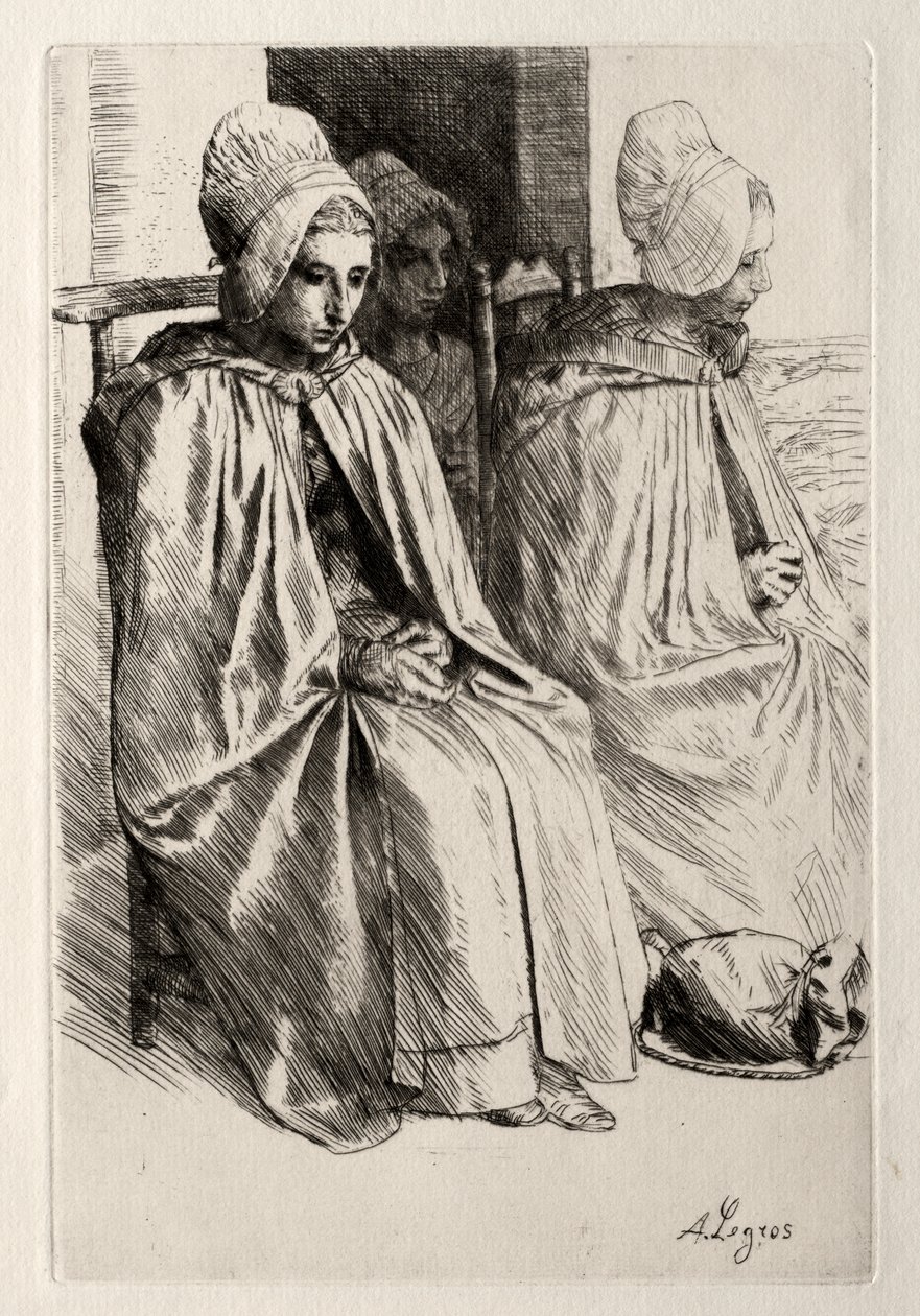 Contadina nei dintorni di Boulogne da Alphonse Legros