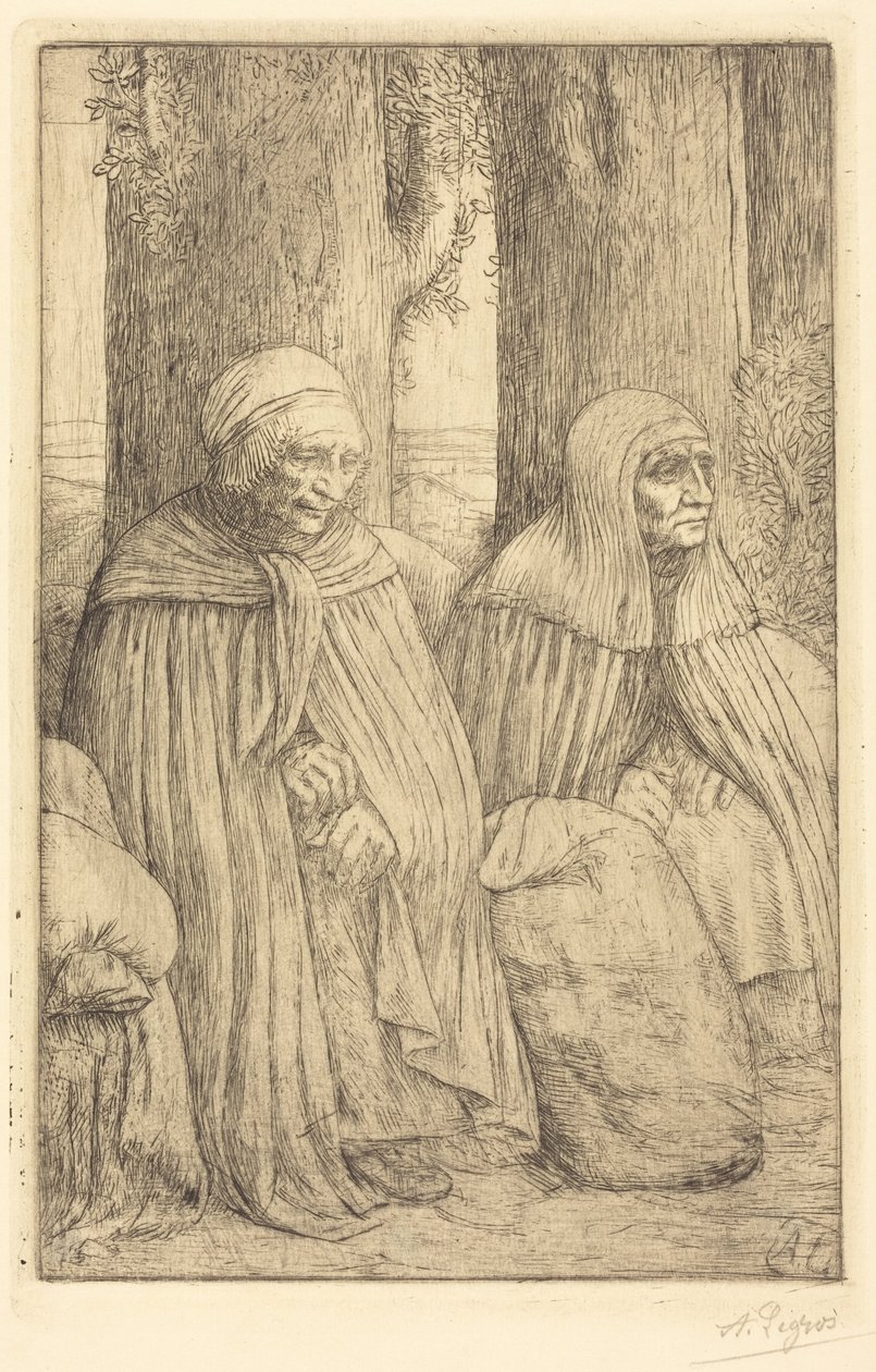 Contadine (Paysannes) da Alphonse Legros