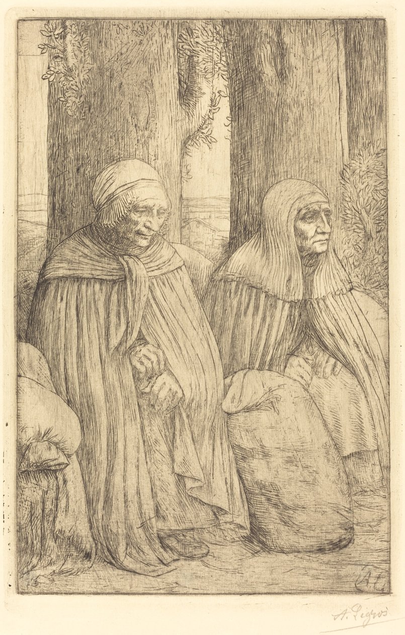 Contadini da Alphonse Legros