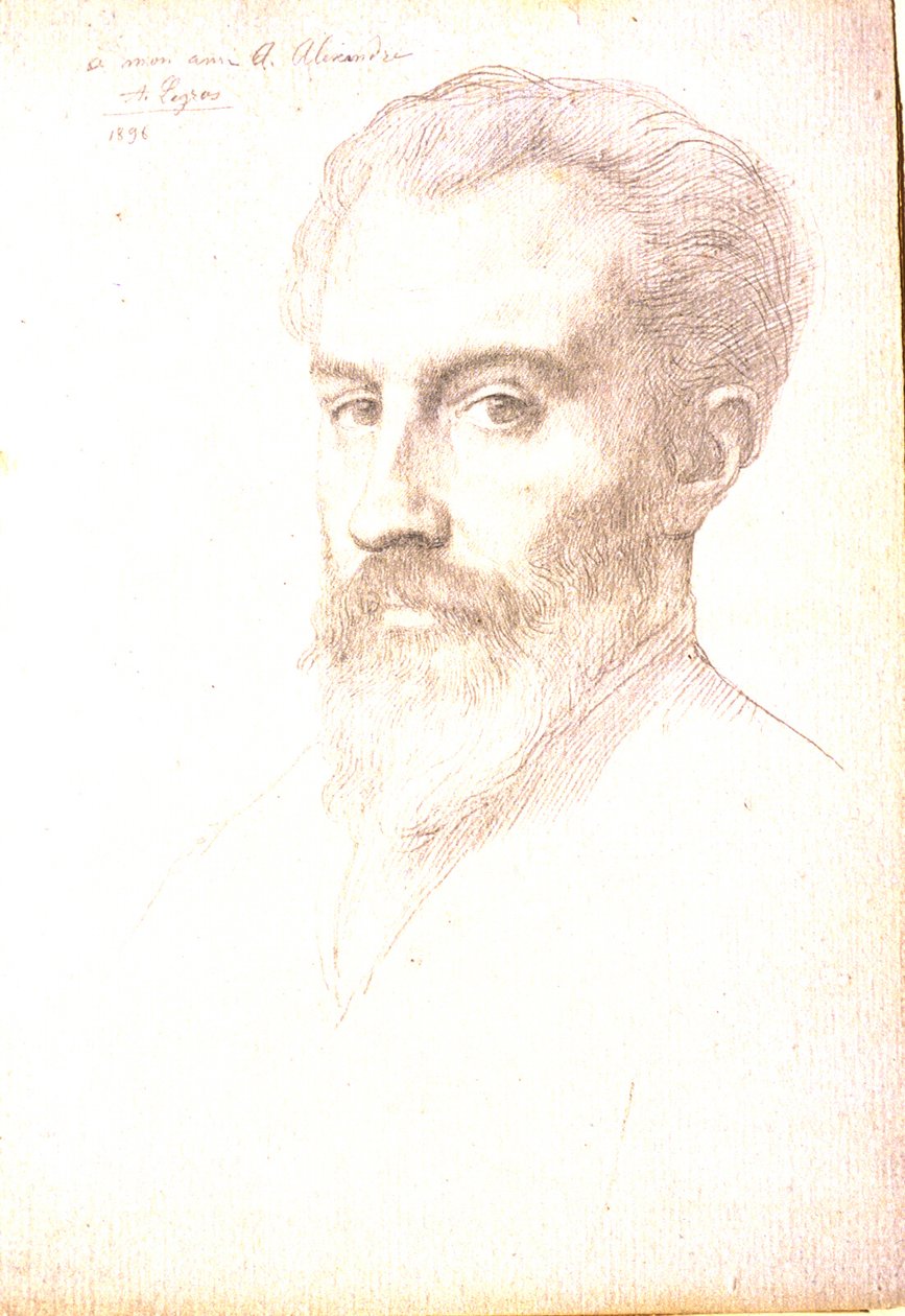 Ritratto di Arsène Alexandre da Alphonse Legros
