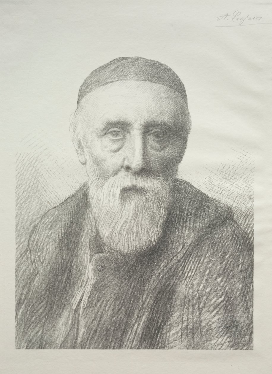 Ritratto di George Frederic Watts (2ª tavola) da Alphonse Legros