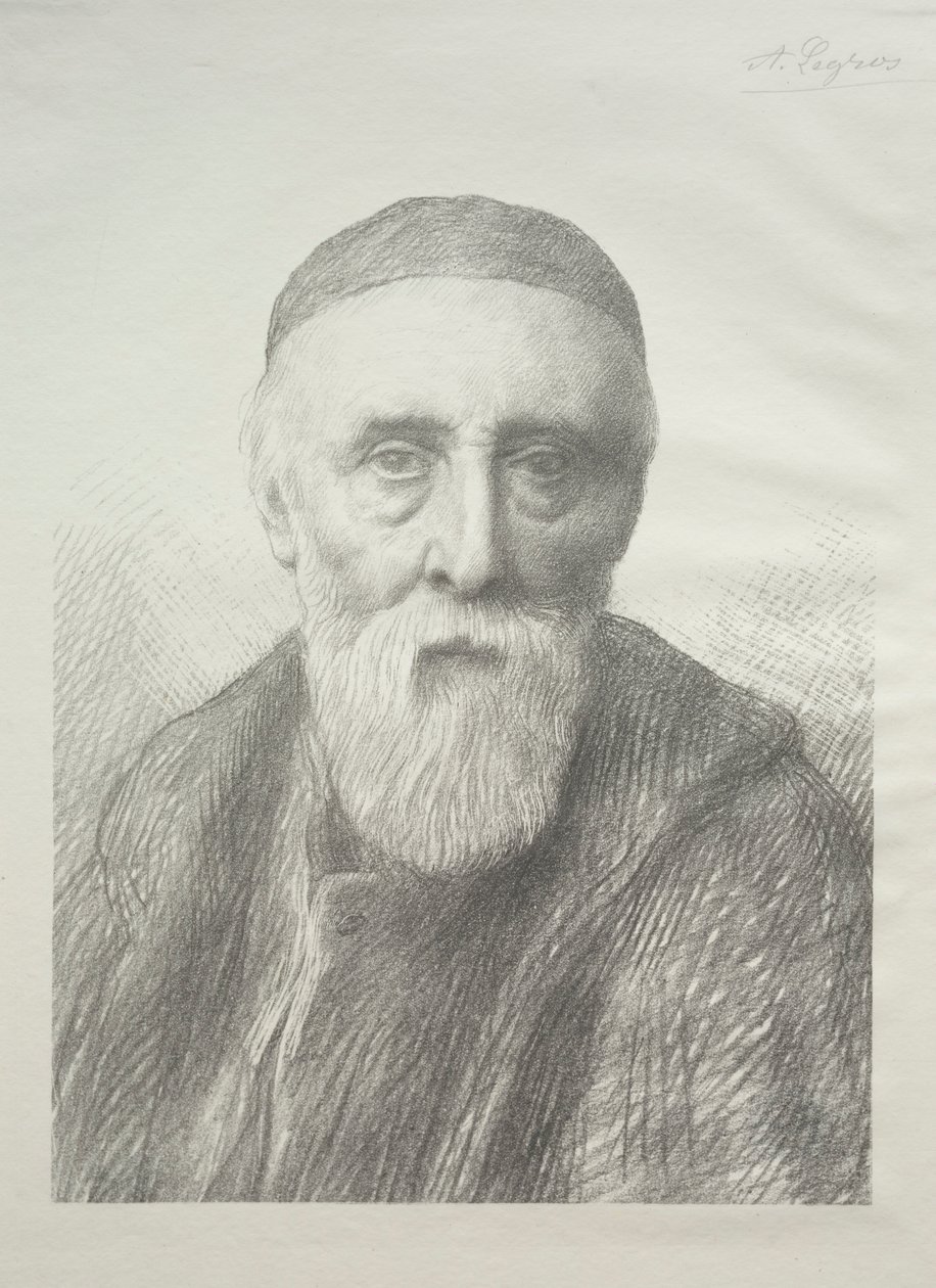 Ritratto di George Frederic Watts (2ª tavola) da Alphonse Legros