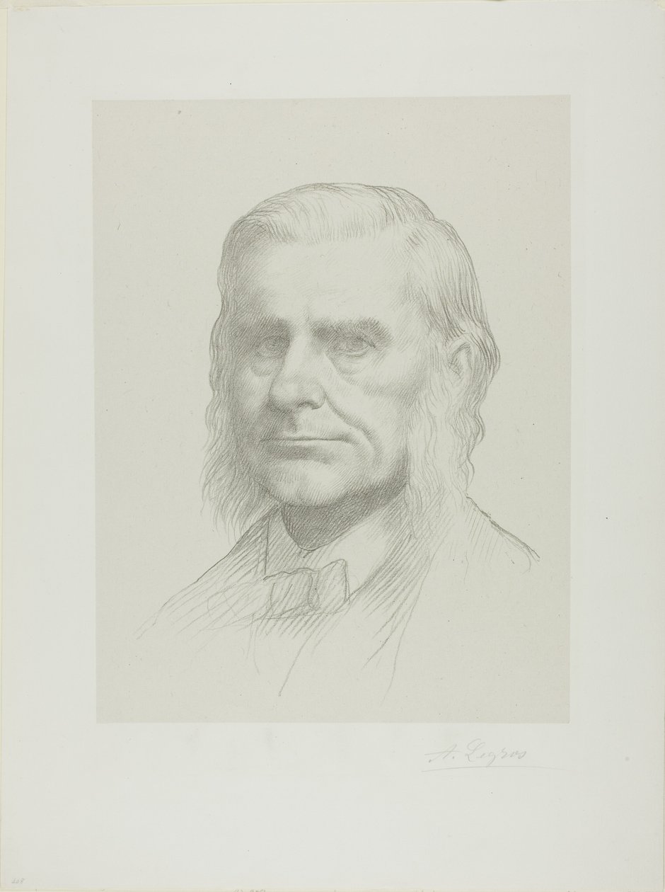 Ritratto del Professor Huxley da Alphonse Legros