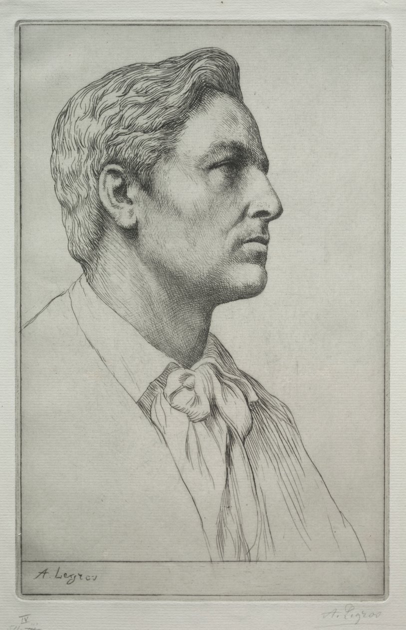 Ritratto di Sir Charles Holroyd da Alphonse Legros