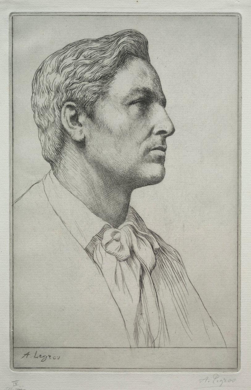 Ritratto di Sir Charles Holroyd da Alphonse Legros