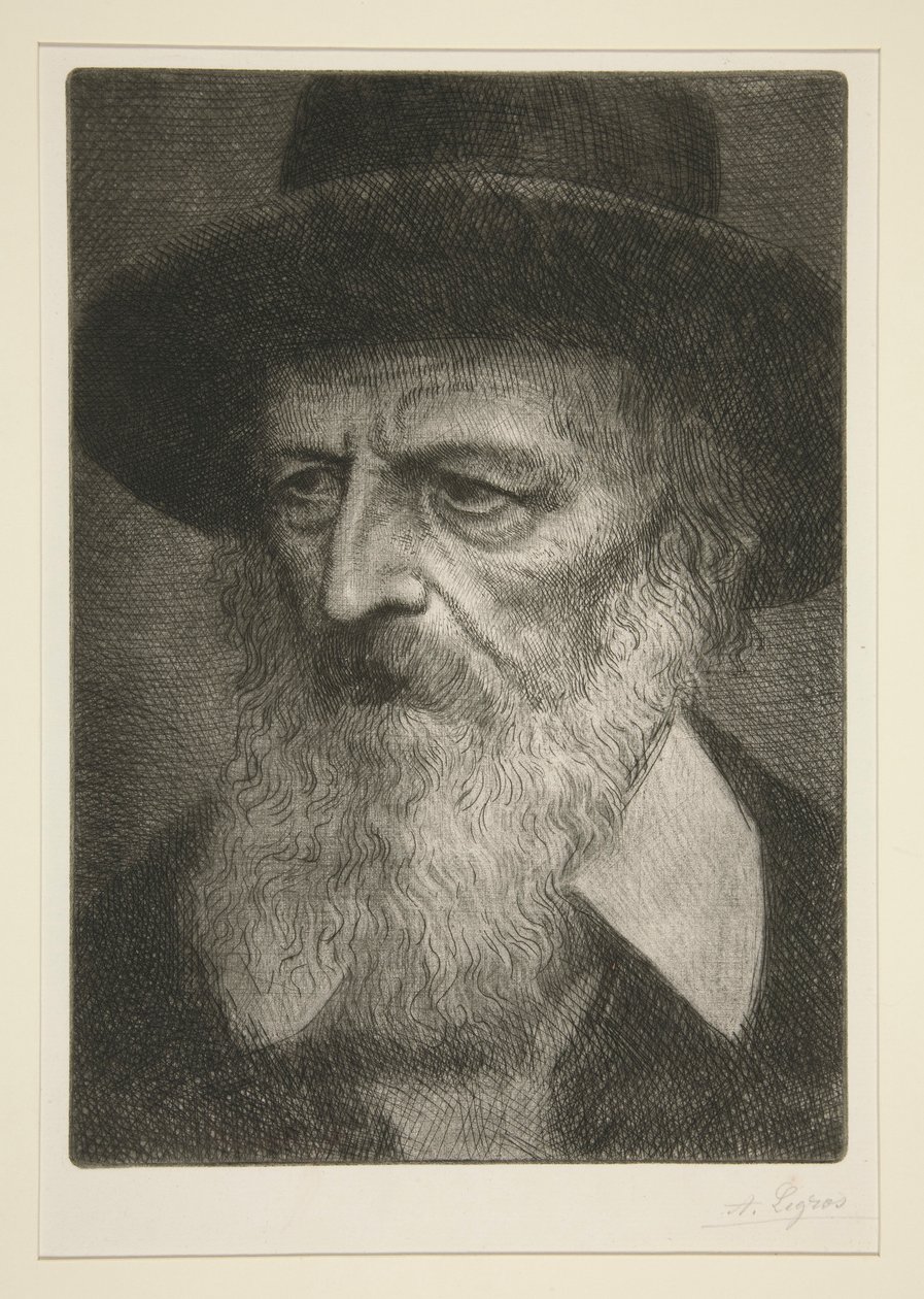 Ritratto di Tennyson da Alphonse Legros