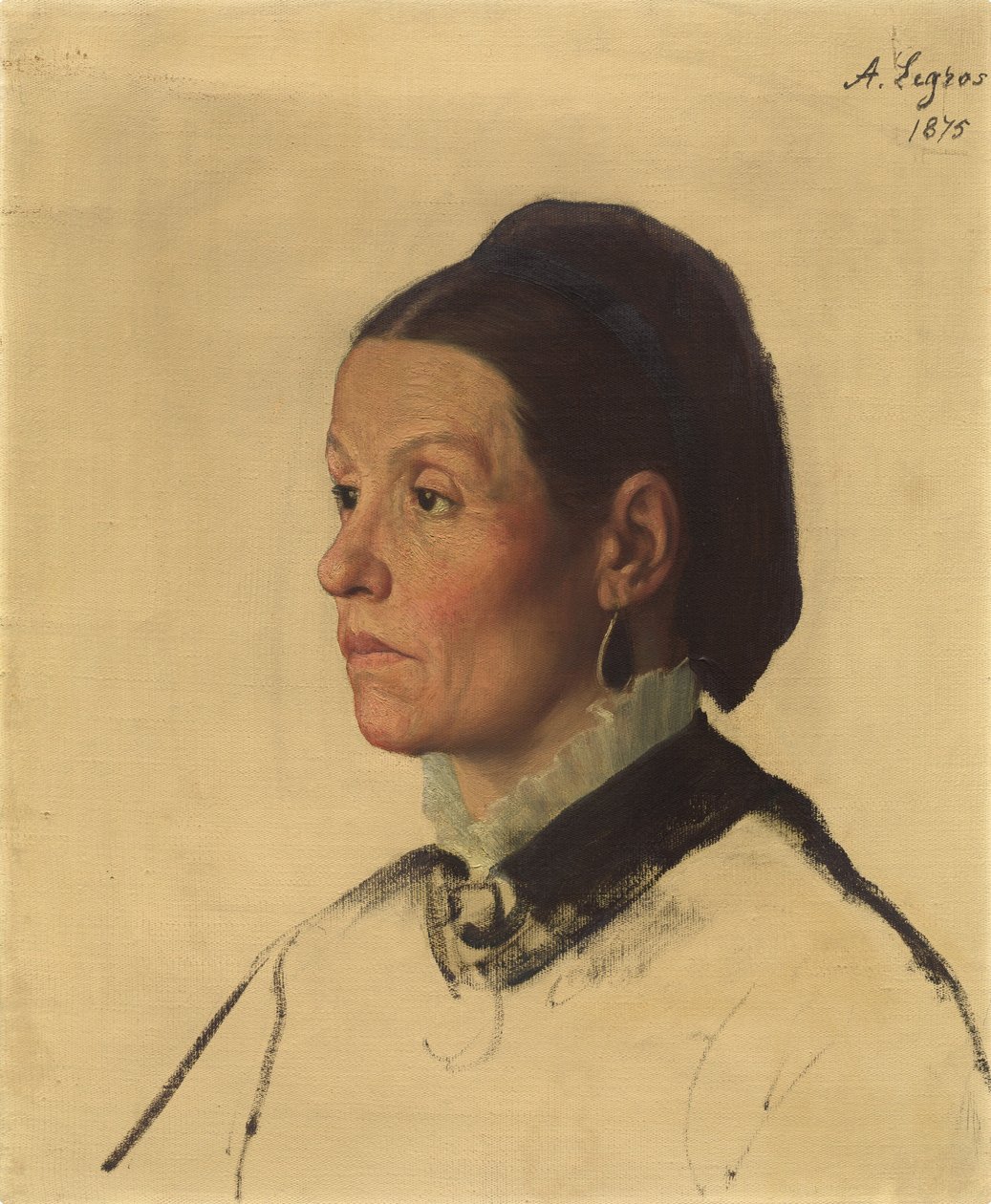 Ritratto di una Donna da Alphonse Legros