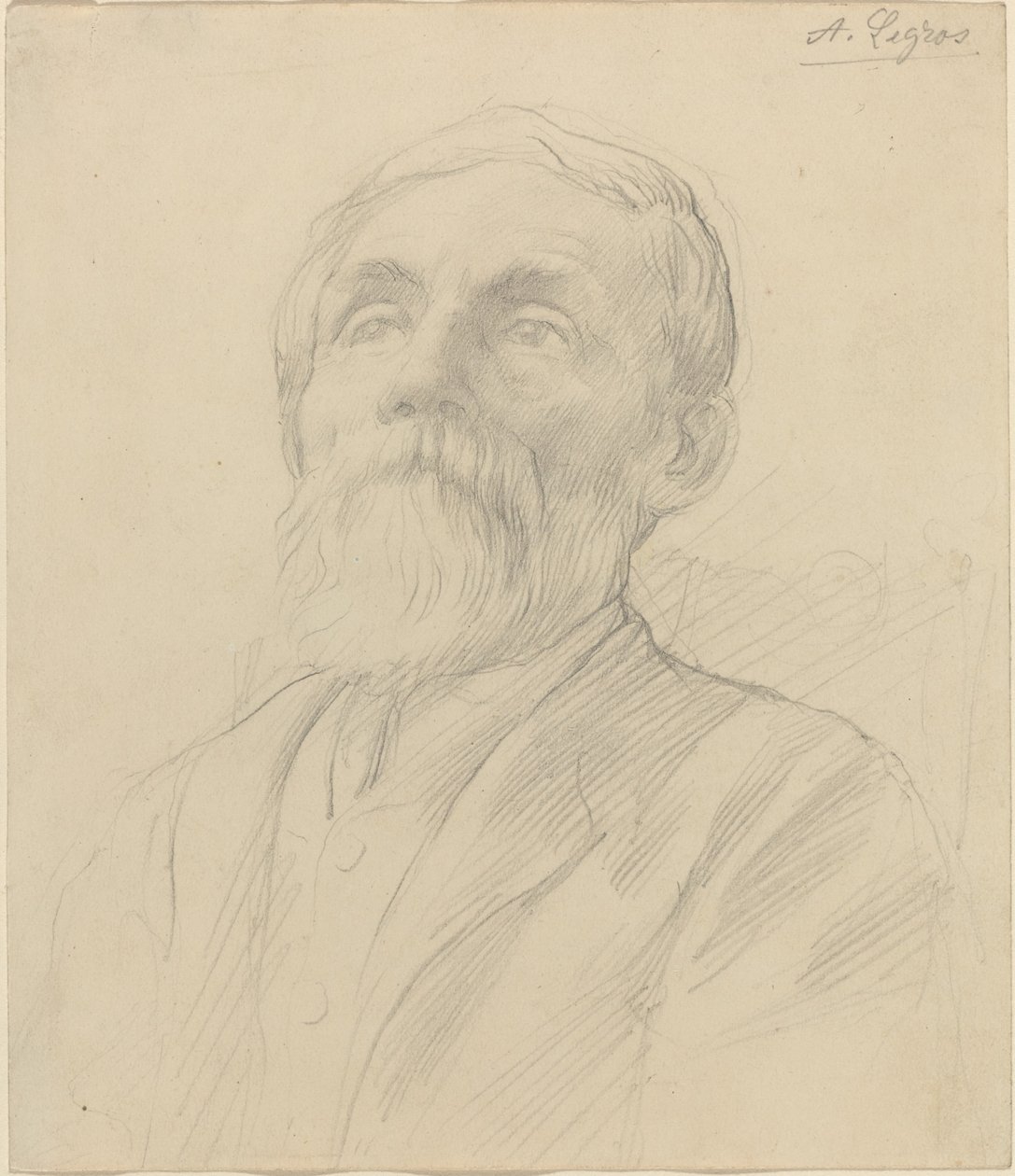 Ritratto di un vecchio da Alphonse Legros