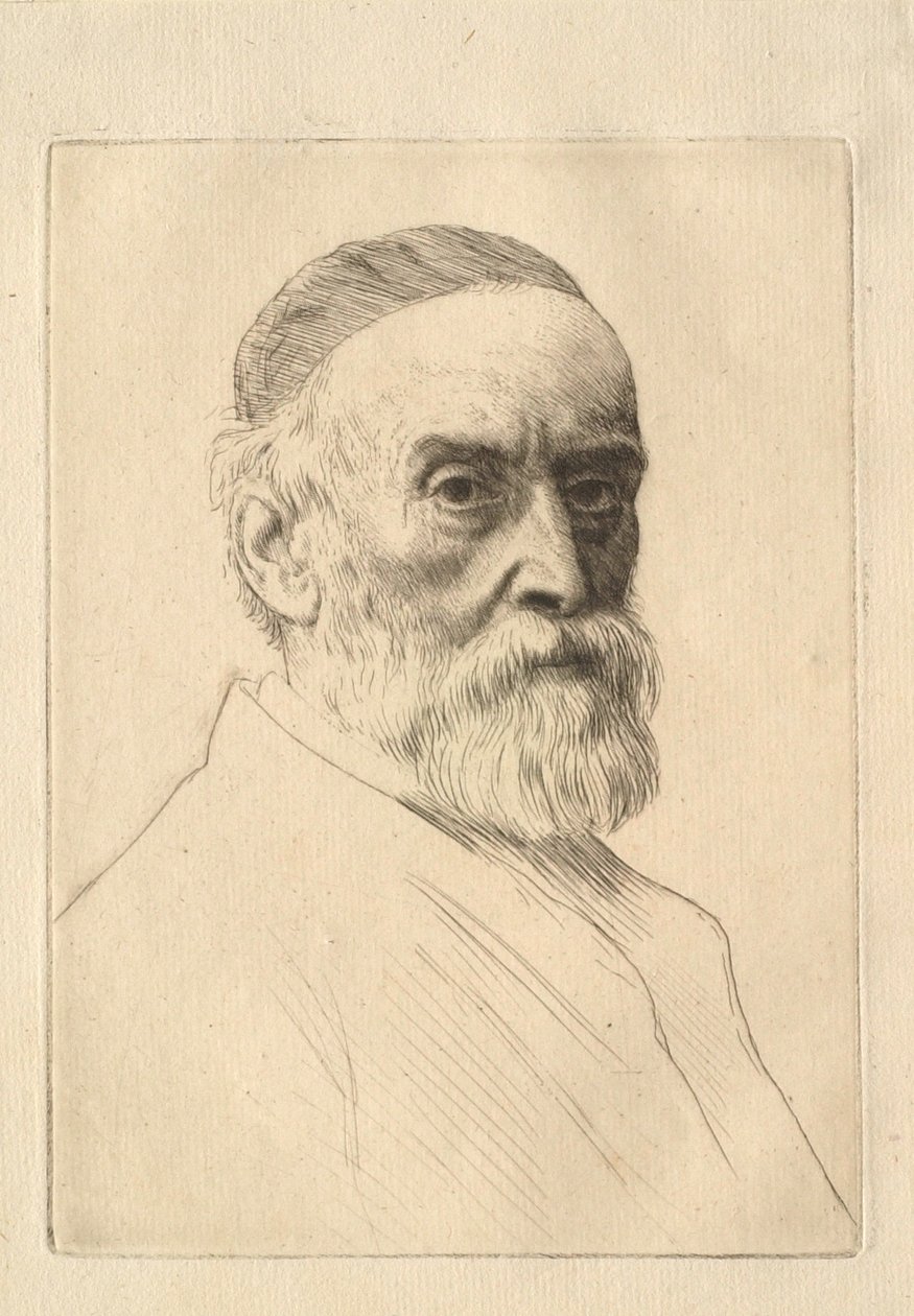 Ritratto del pittore G. F. Watts (1817–1904) da Alphonse Legros