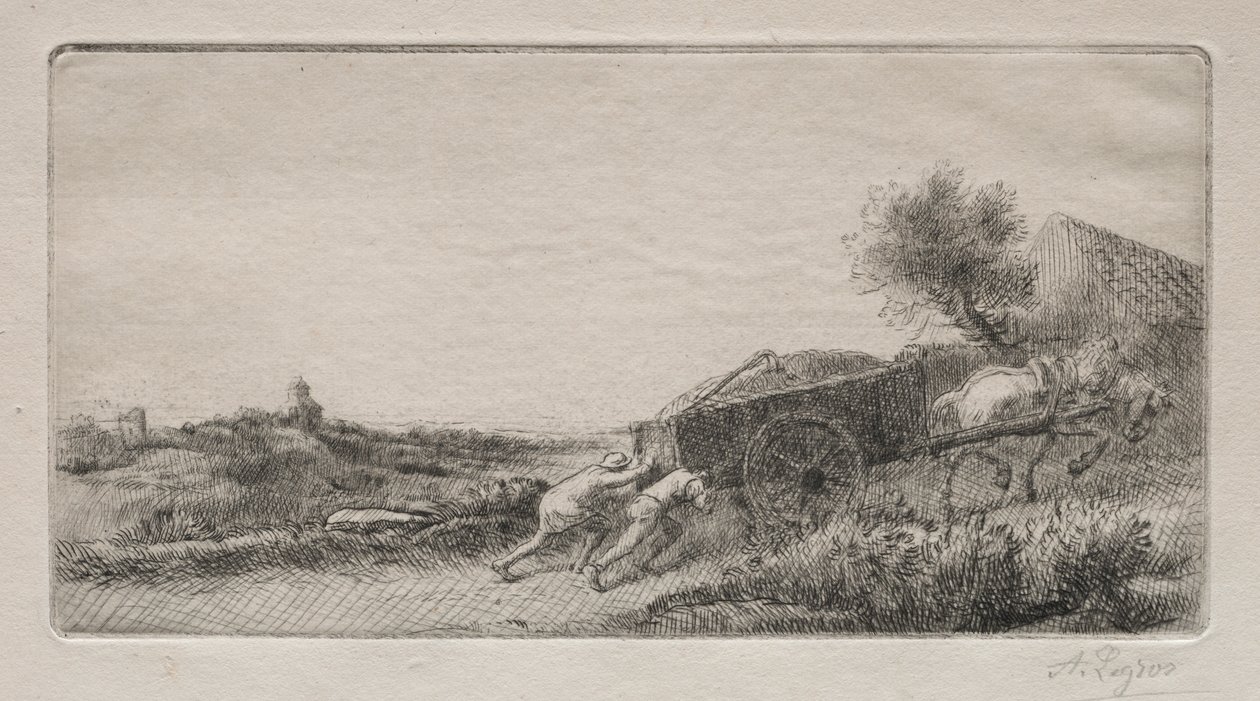 Rentrant le foin da Alphonse Legros