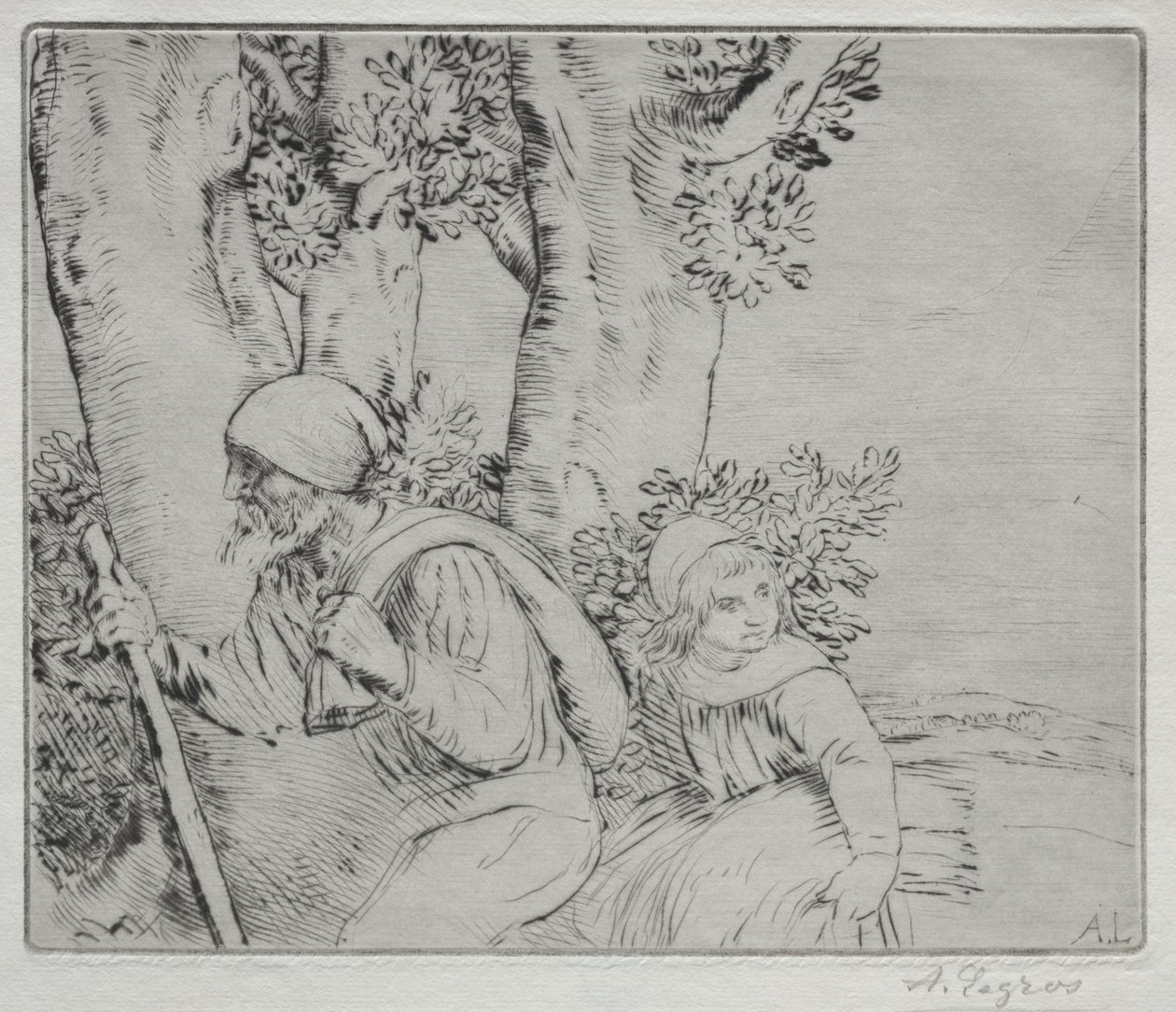 Ritorno dal campo (seconda tavola) da Alphonse Legros