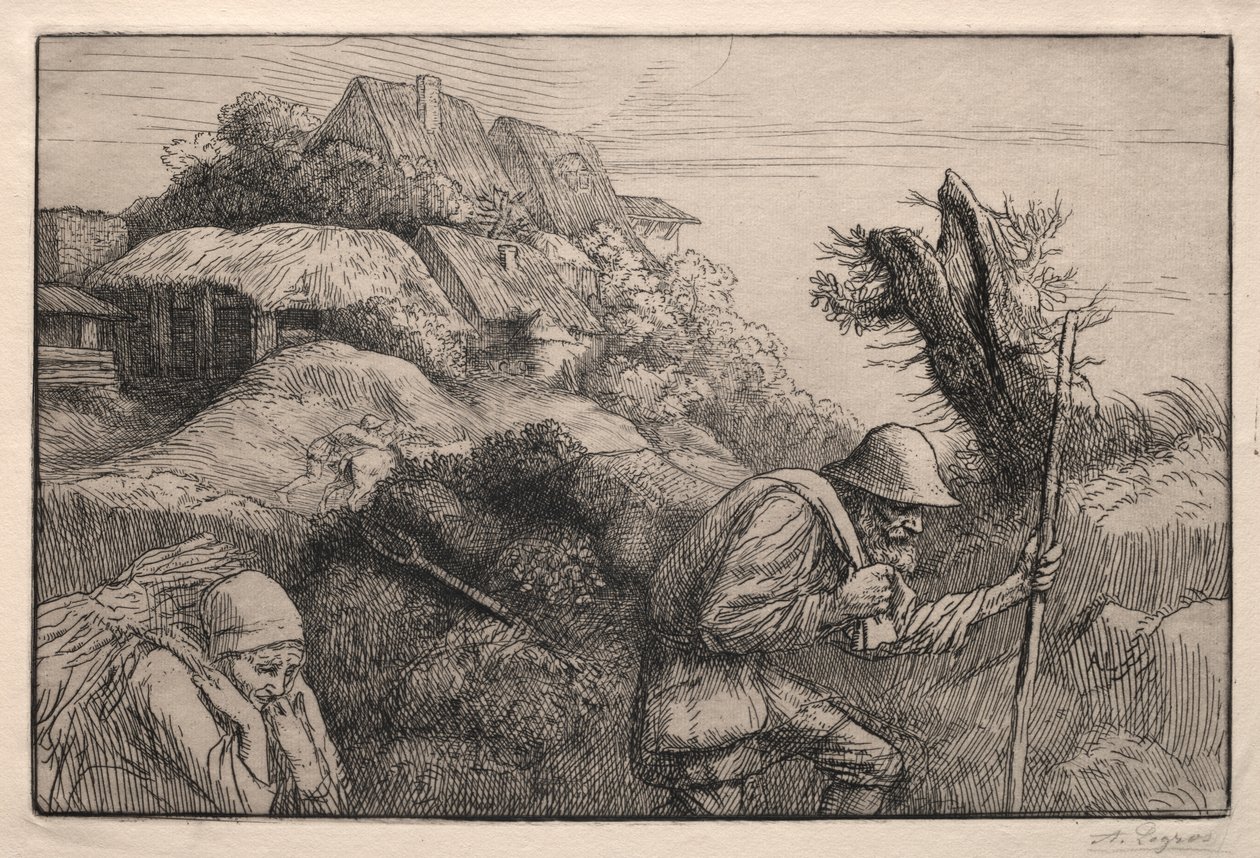 Ritorno dal bosco da Alphonse Legros