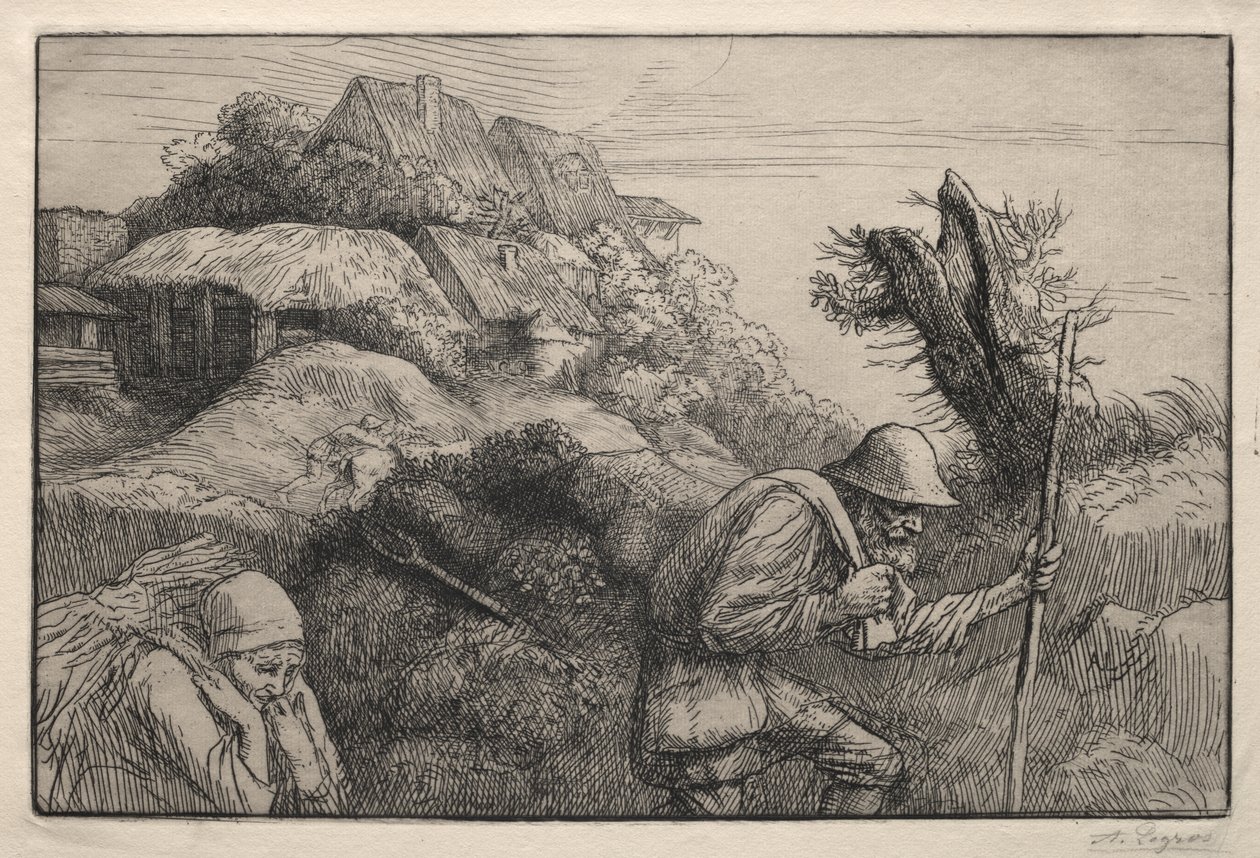 Ritorno dal bosco da Alphonse Legros