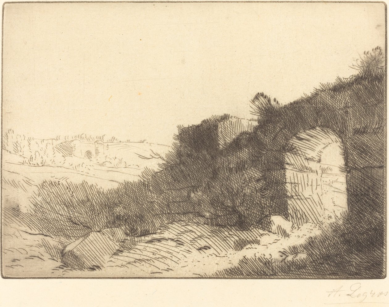 Rovina romana da Alphonse Legros
