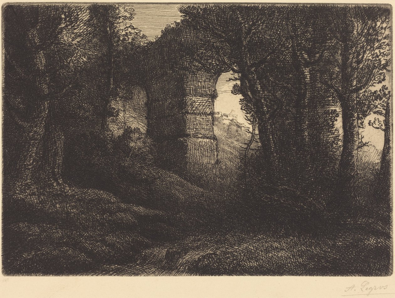 Rovine di un antico acquedotto (Ruine d