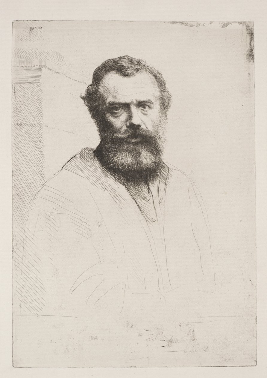Autoritratto (Terza Tavola) da Alphonse Legros