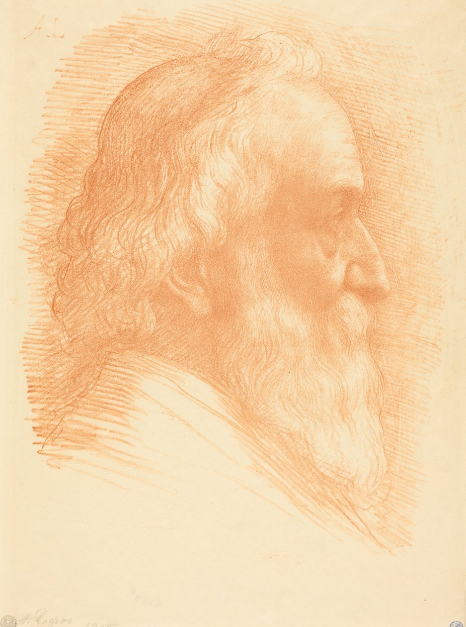 Autoritratto, decima tavola da Alphonse Legros