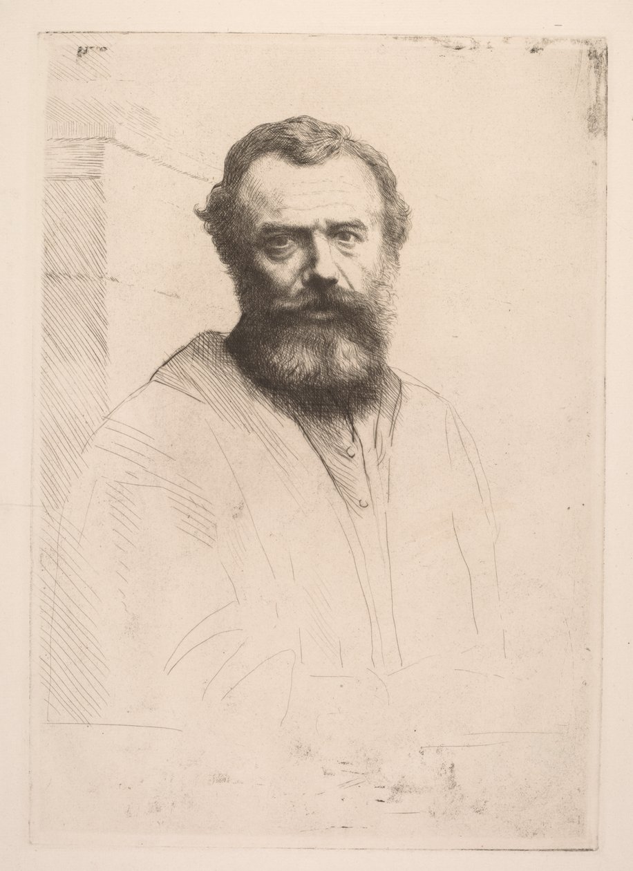 Autoritratto Terza Lastra da Alphonse Legros