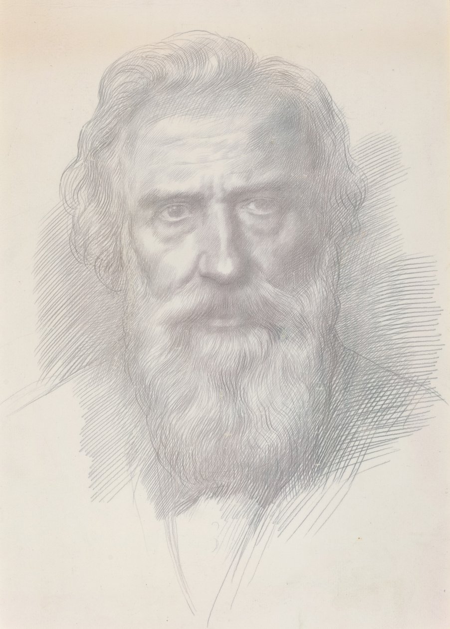 Autoritratto, c. 1895 da Alphonse Legros